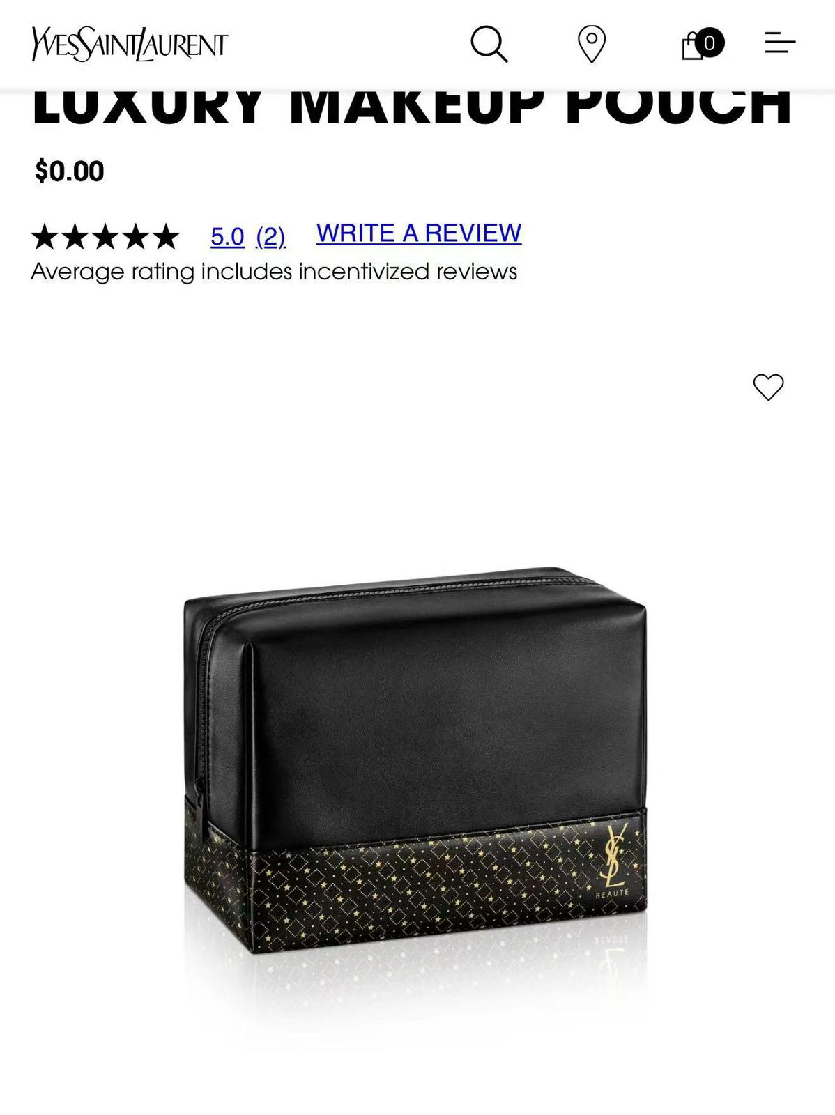 #1200✨✨YSL VIP Gift 化妝袋