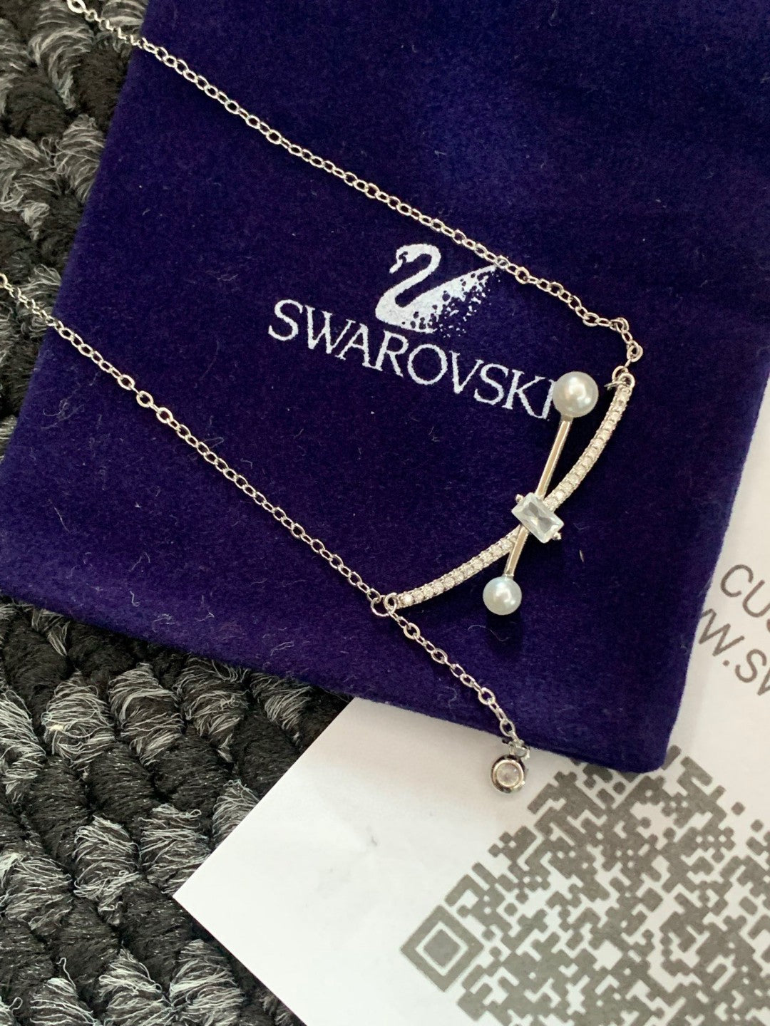 0520💞💞Swarovski 水晶珍珠頸鍊