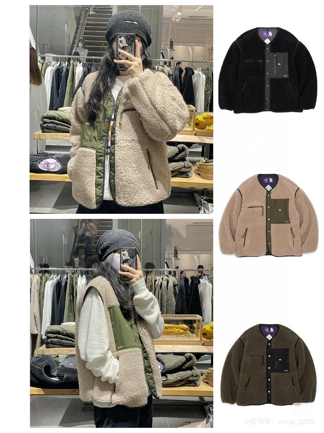 . The North Face 羊毛外套✨可拆卸袖變背心款✨🧥🧥1202