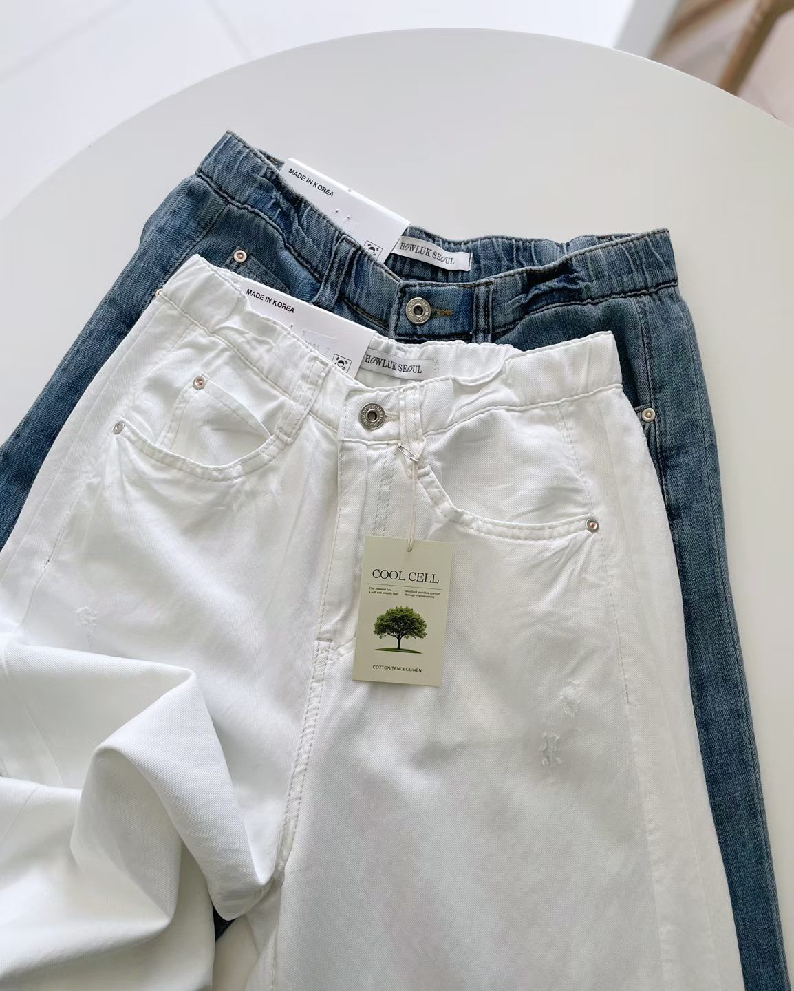 0602👖👖韓國🇰🇷直送 Howluk🌻 ★ No.3004-2 - 夏季筒褲