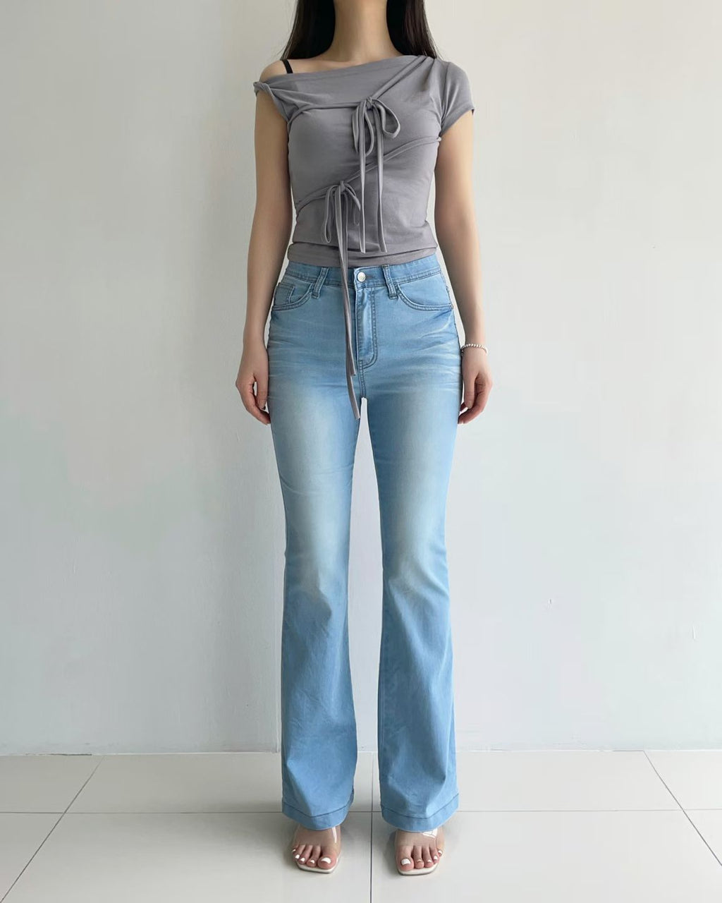 0606👖👖韓國直送 🇰🇷 Howluk🌻 No.6086-1 - 夏季喇叭褲