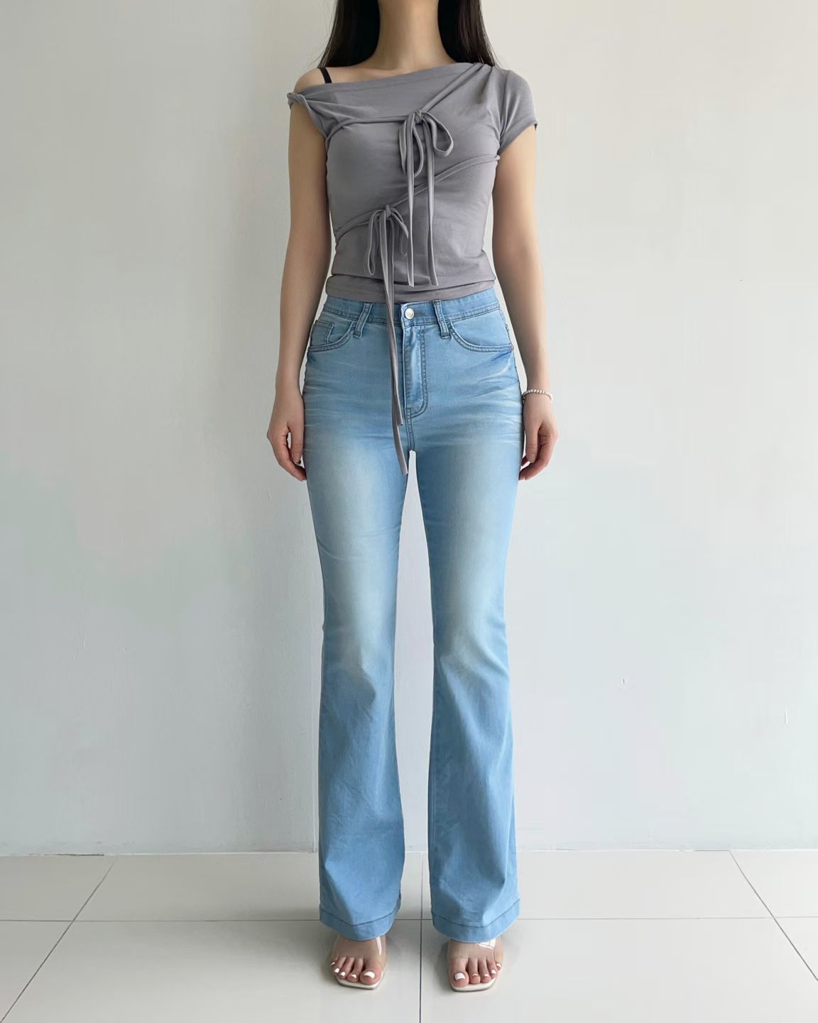 0606👖👖韓國直送 🇰🇷 Howluk🌻 No.6086-1 - 夏季喇叭褲