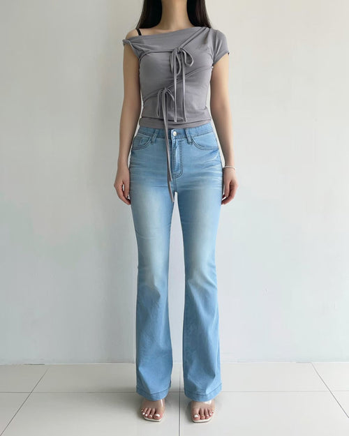 0606👖👖韓國直送 🇰🇷 Howluk🌻 No.6086-1 - 夏季喇叭褲