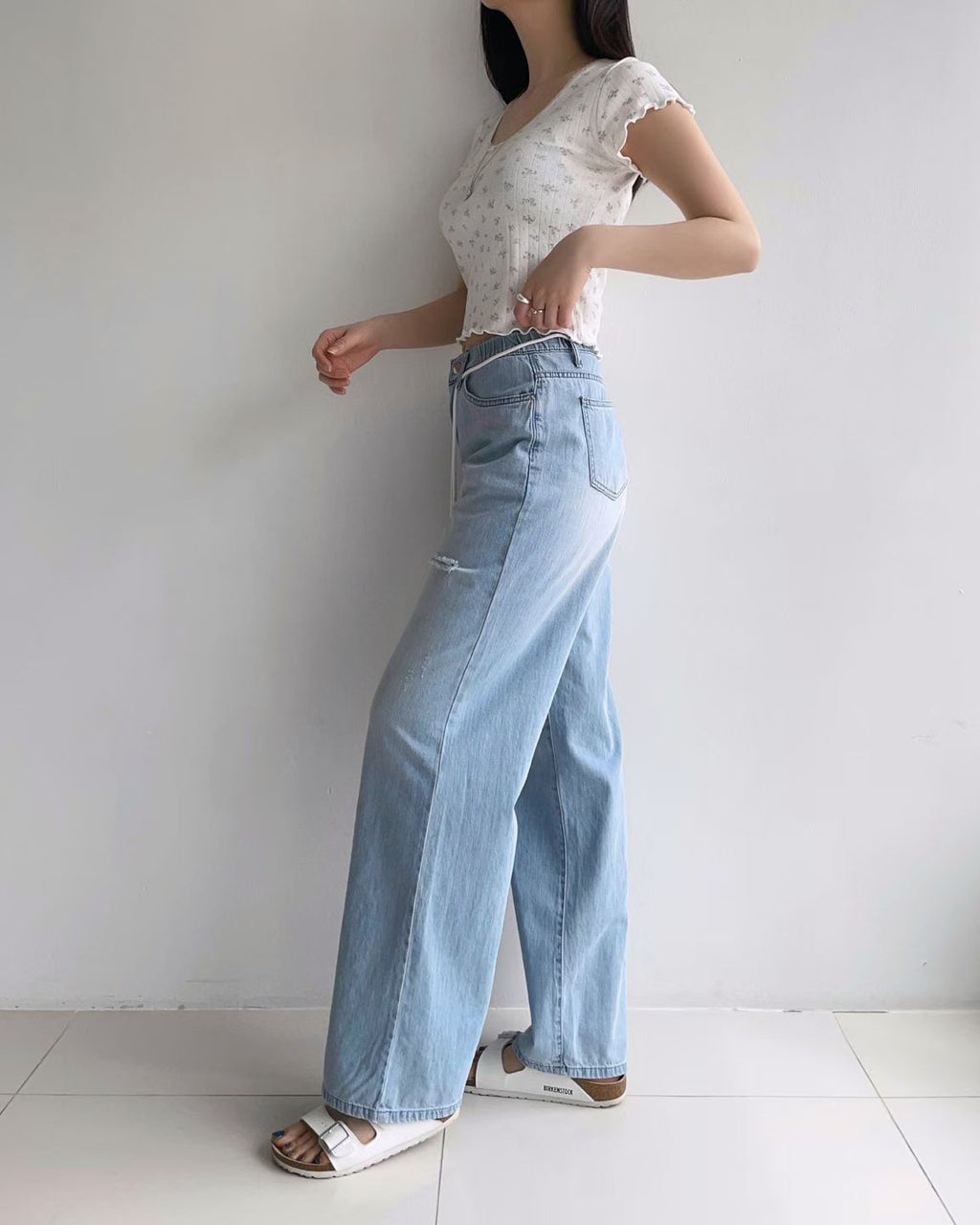 0612👖👖韓國🇰🇷直送 Howluk No.3084 - 夏季系帶筒褲