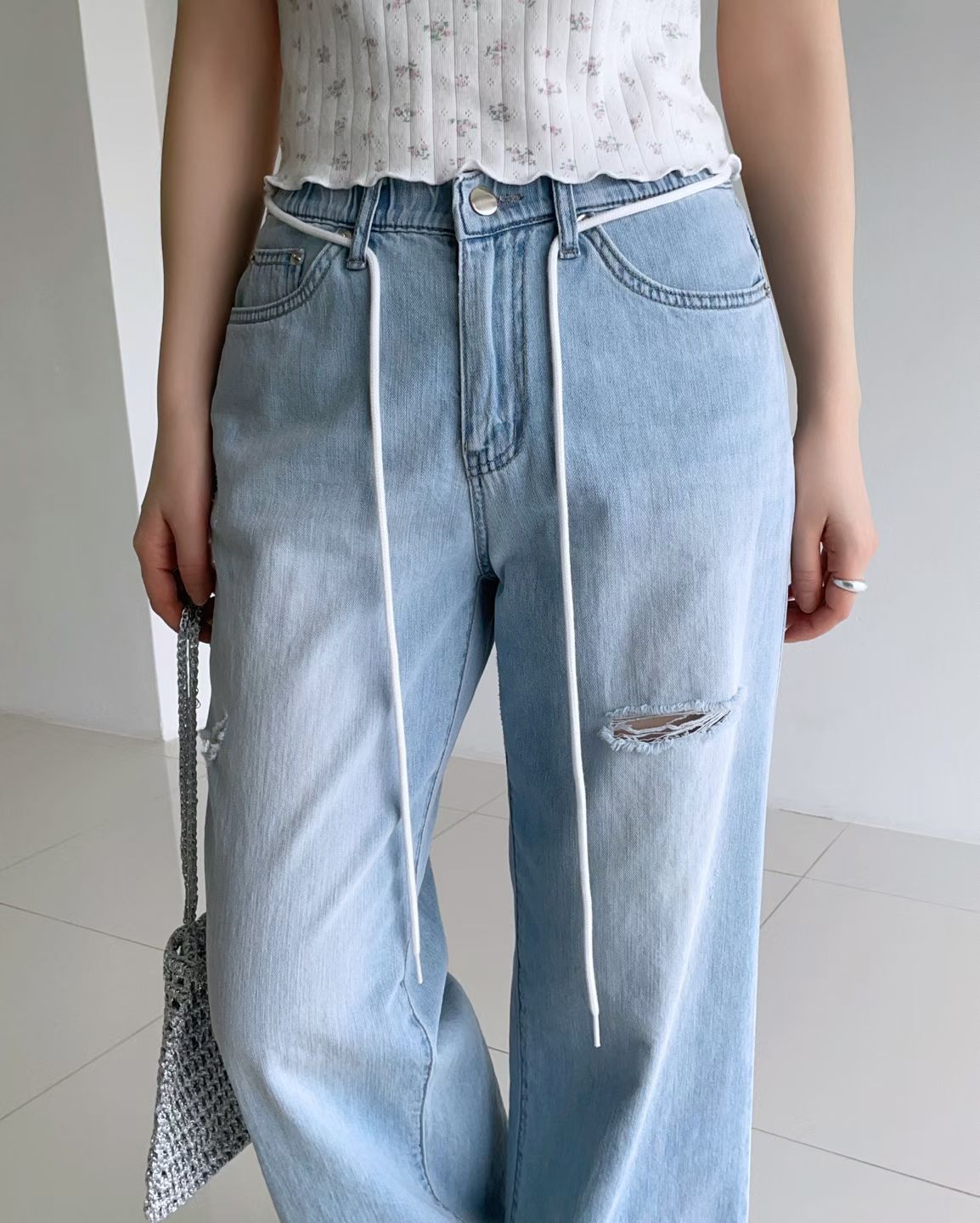 0612👖👖韓國🇰🇷直送 Howluk No.3084 - 夏季系帶筒褲