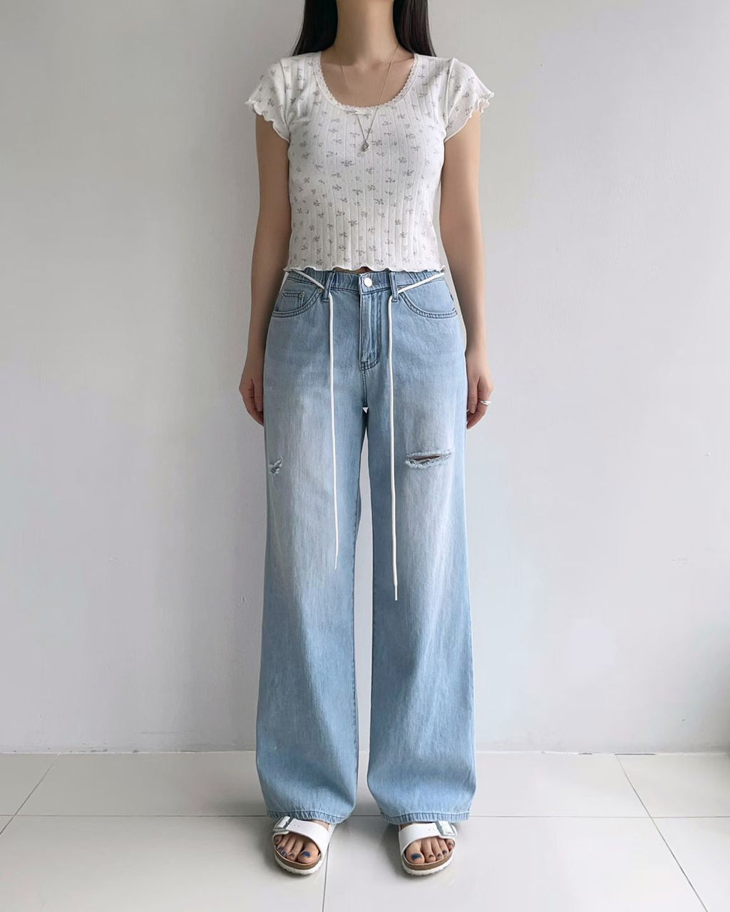 0612👖👖韓國🇰🇷直送 Howluk No.3084 - 夏季系帶筒褲