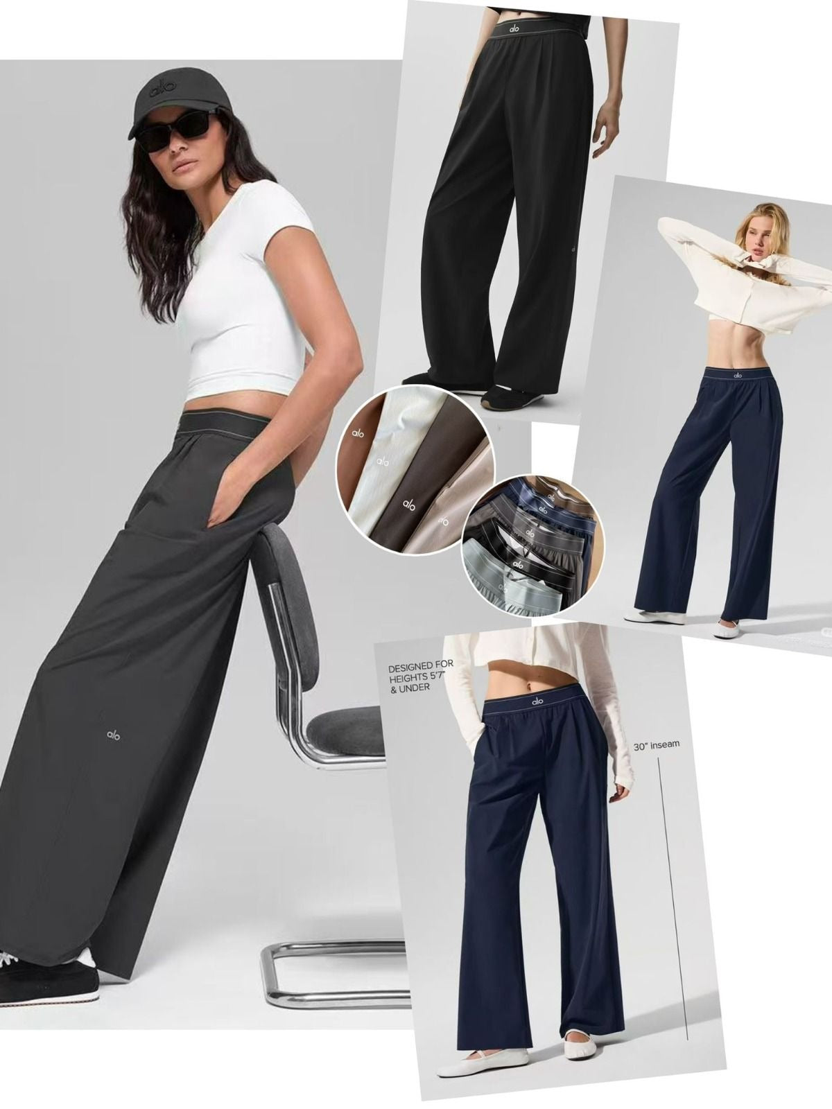 0617👖👖ALO Yoga  Suit Up Trouser