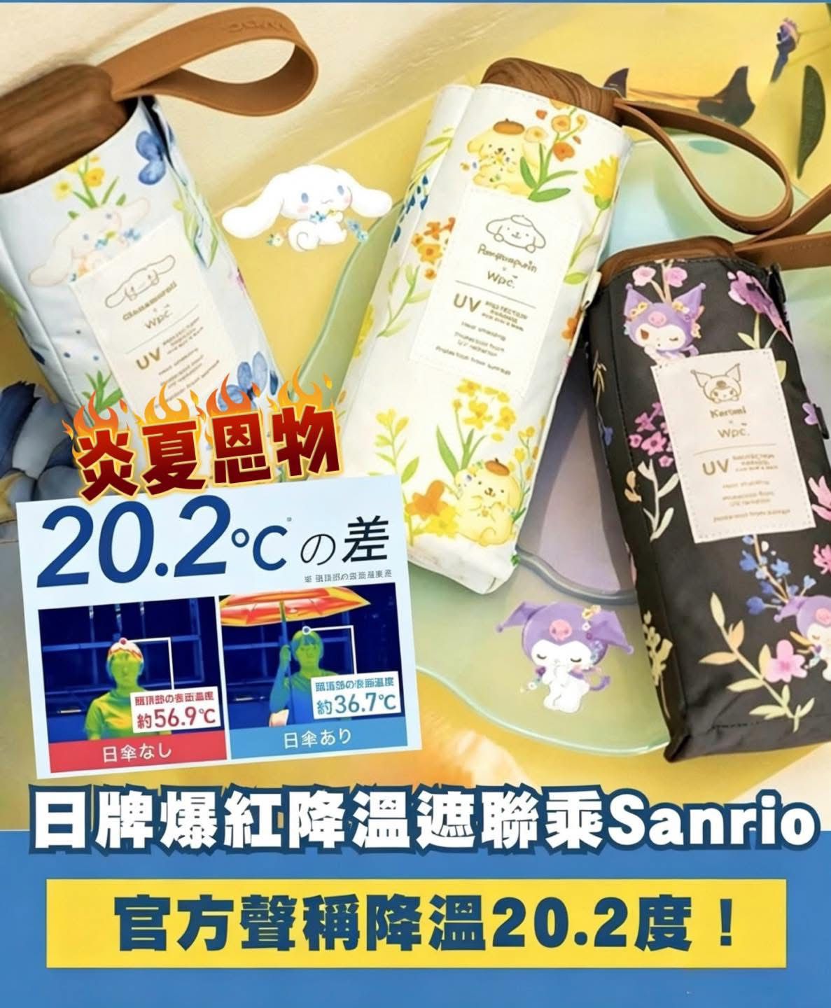 0620☂️防紫外線、100%的遮光率、隔熱的晴雨遮陽傘
