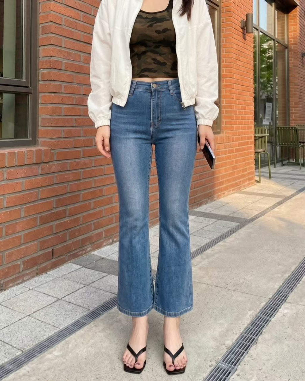 0619👖👖韓國直送 🇰🇷 Howluk★ No.3092 - 夏季9分喇叭褲