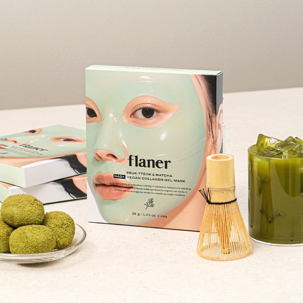 0620😍😍韓國🇰🇷直送 Flaner純素膠原蛋白NAD+凝膠面膜 35g x 4ea