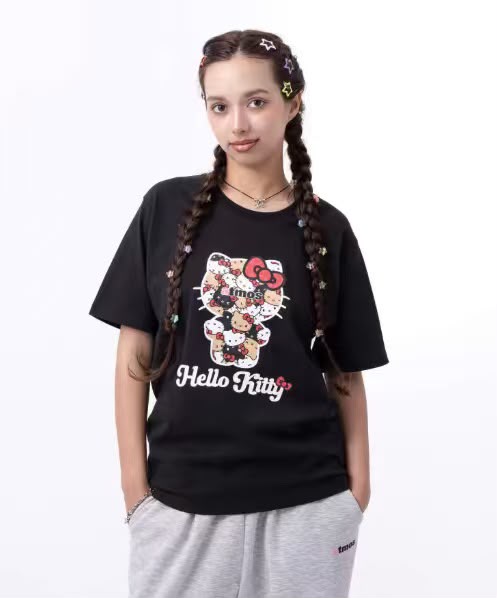 0702👕👕夏季新品✨ Hello kitty印花短袖衫