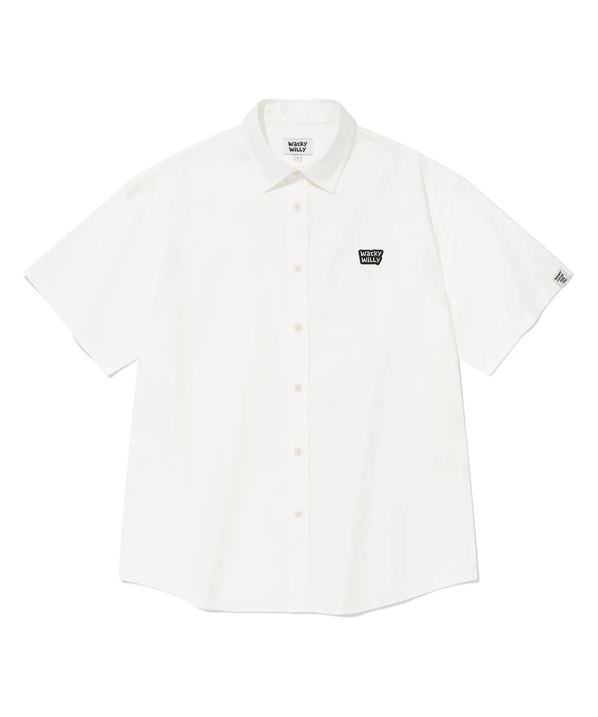 0703🥰🥰🇰🇷爆紅品牌 Wacky Willy 小火人Wappen Oxford short-sleeve shirt&nbsp;