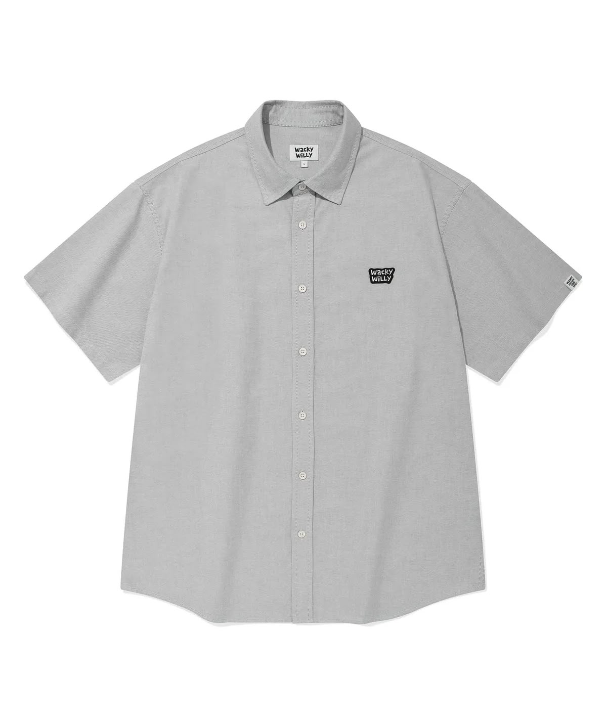 0703🥰🥰🇰🇷爆紅品牌 Wacky Willy 小火人Wappen Oxford short-sleeve shirt&nbsp;