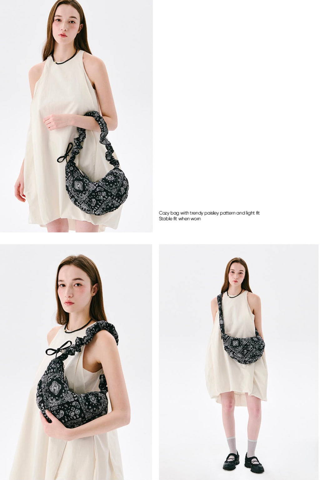 0708👜👜☁️🇰🇷韓國雲朵袋 Carlyn Paisley Cozy CAN0043