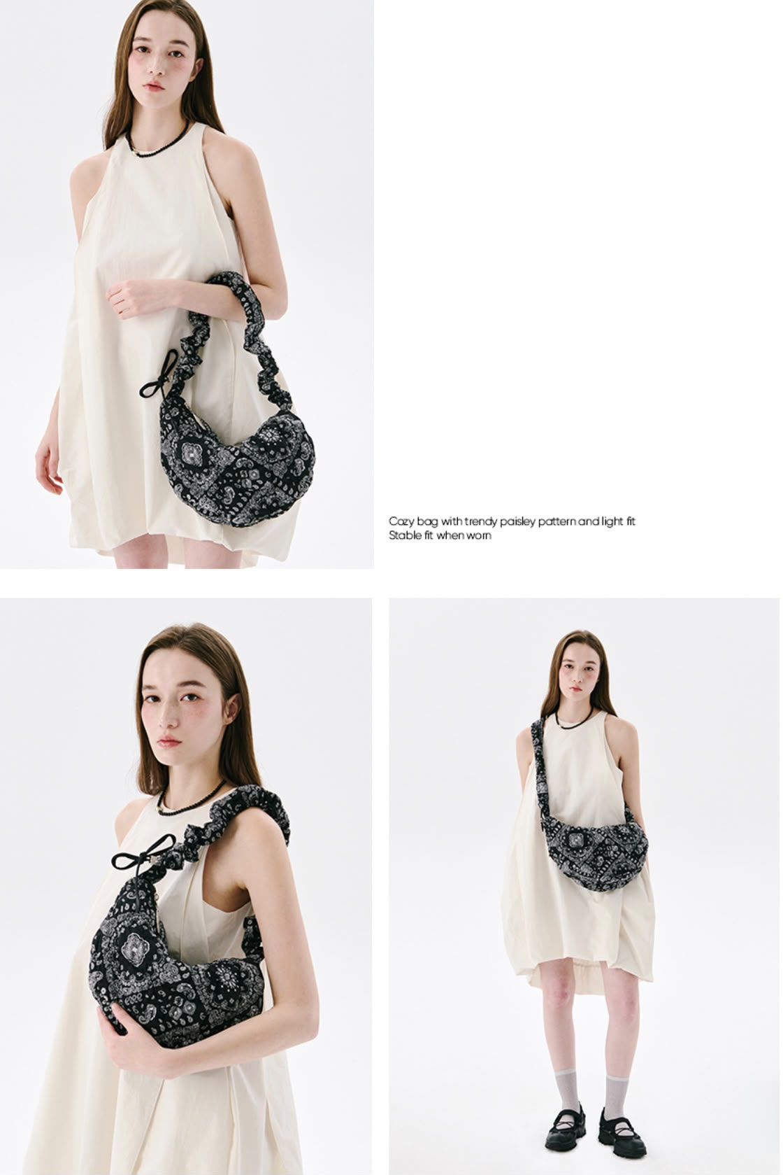 0708👜👜☁️🇰🇷韓國雲朵袋 Carlyn Paisley Cozy CAN0043
