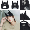 0802🧢🧢🇰🇷MLB韓國專門店長期斷貨系列🖤TWS x MLB Signature Devil Unstructured Ball Cap MLB0099 男女同款