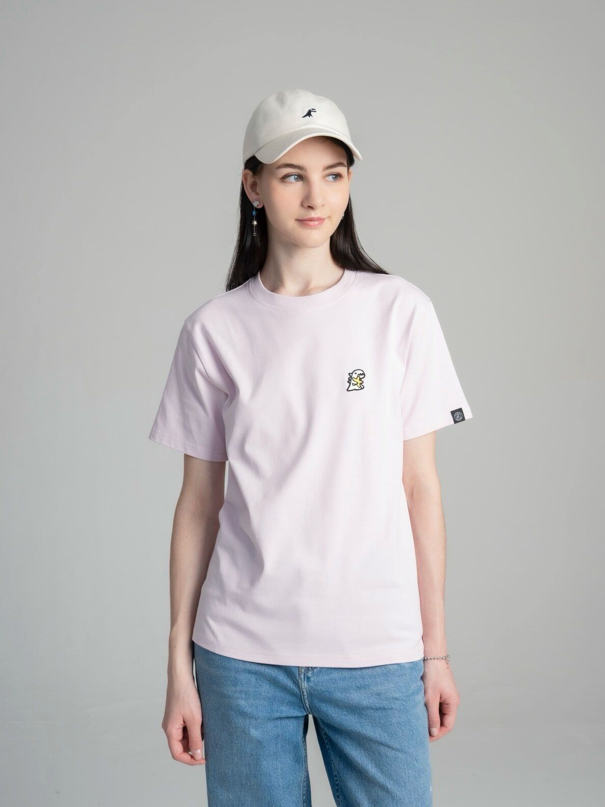 0904😍😍agnes b 刺繡 logo 短袖恤