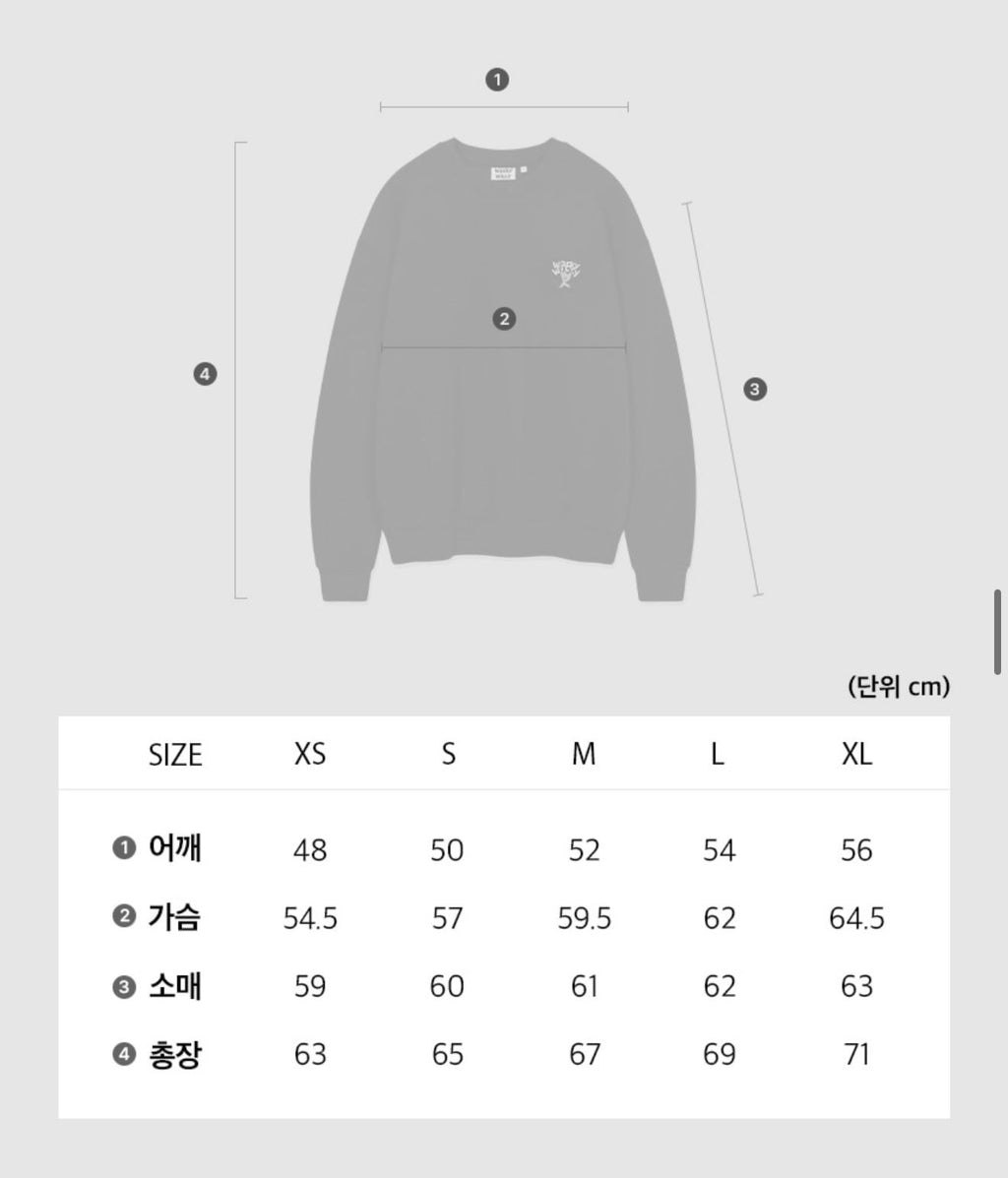 0910👕👕韓國熱賣品牌 🇰🇷 WACKY WILLY 小火人 🔥WWY0153 LOGO WAPPEN CREWNECK