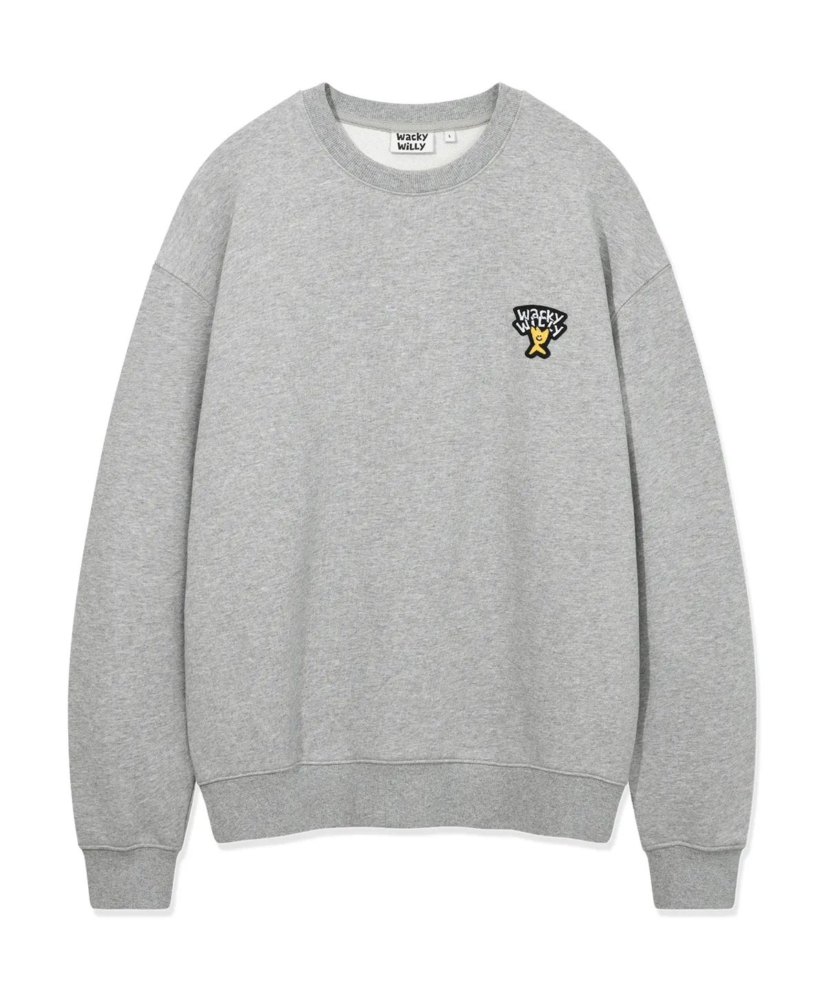 0910👕👕韓國熱賣品牌 🇰🇷 WACKY WILLY 小火人 🔥WWY0153 LOGO WAPPEN CREWNECK