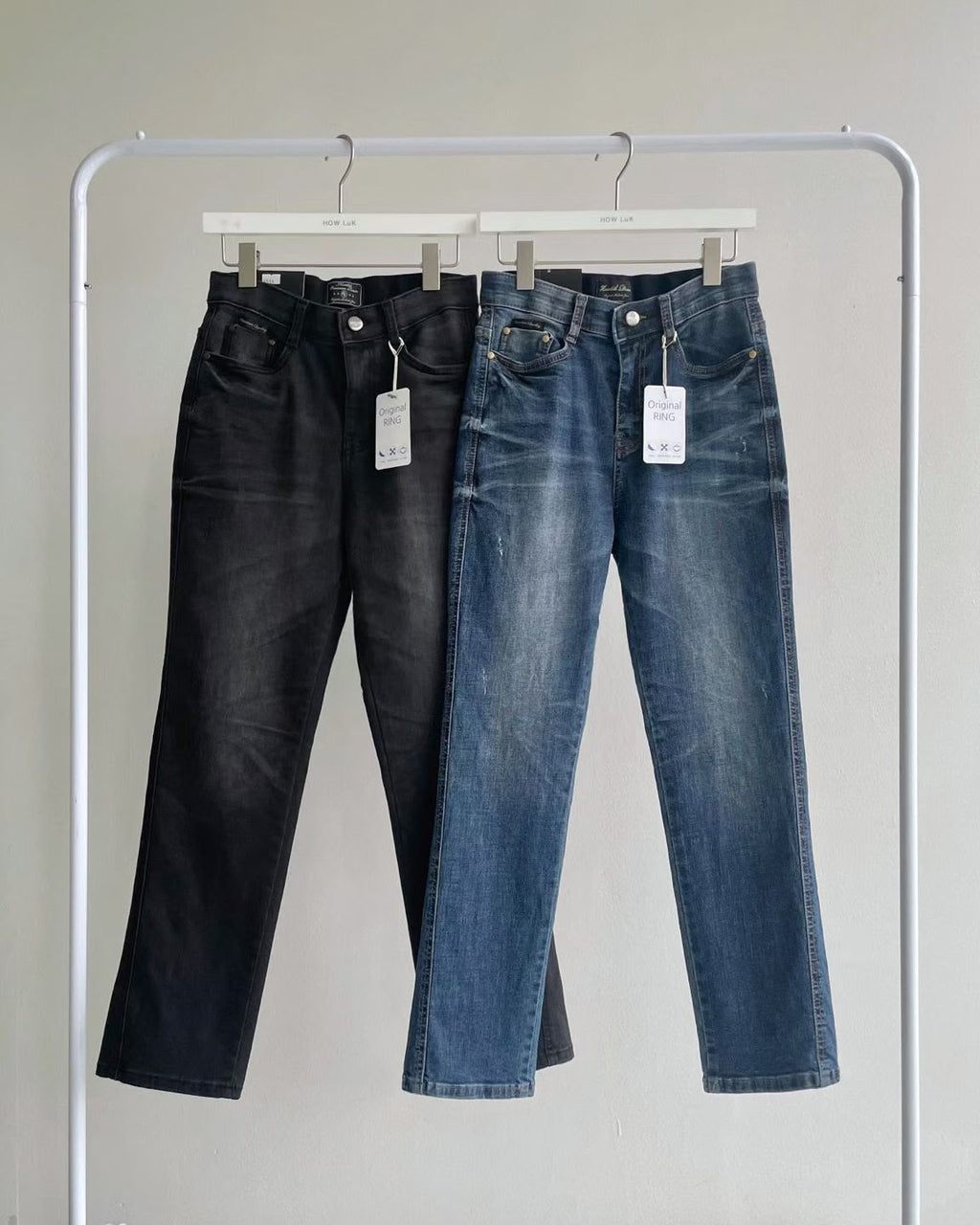 0916👖👖韓國🇰🇷直送 Howluk🍂&nbsp; No.6511 - 秋季壓紋修身直筒褲