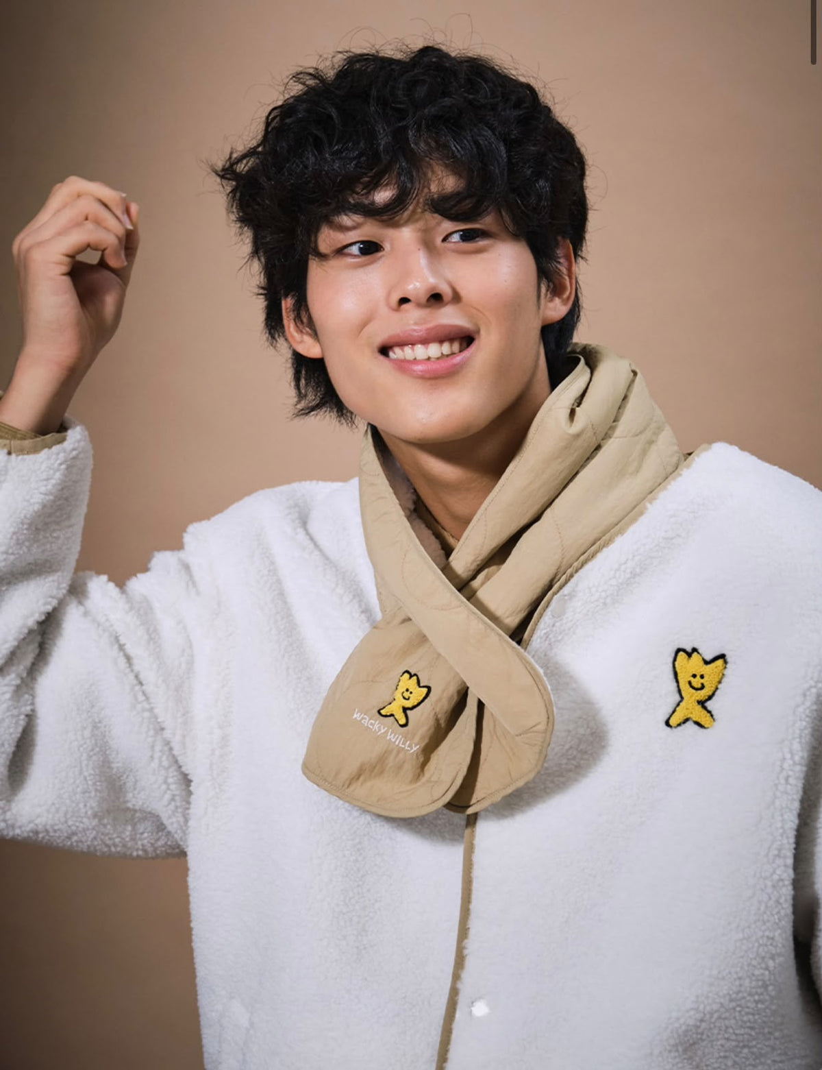 0915🇰🇷WACKY WILLY 小火人 🔥QUILTING REVERSIBLE MUFFLER