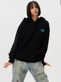 0918‼️Season OFF 反季劈價‼️  原價99000won 🈹🈹🈹🈹🈹  🇰🇷WACKY WILLY 小火人🔥LETTERING GRAPHIC HOODED SWEATSHIRT