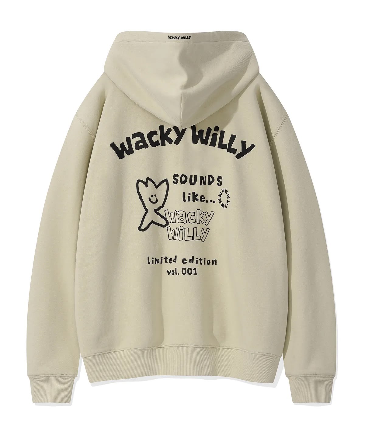 0918‼️Season OFF 反季劈價‼️  原價99000won 🈹🈹🈹🈹🈹  🇰🇷WACKY WILLY 小火人🔥LETTERING GRAPHIC HOODED SWEATSHIRT