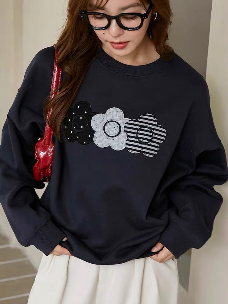1007😍😍秋季推介 ✨ MARY QUANT × PUBLUX 花朵圓領長袖衛衣