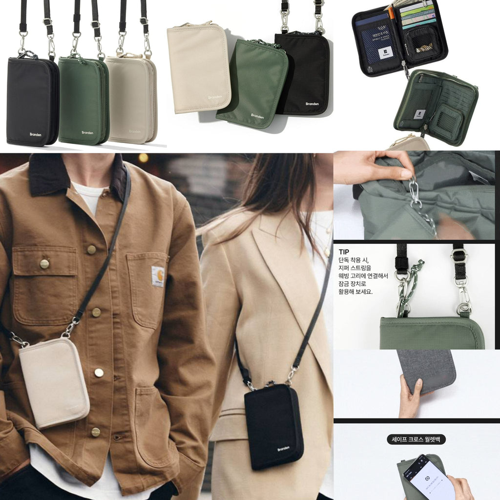 1005‼️限時特價‼️ 爆單品牌韓國Branden🇰🇷Safe Passport Bag/Wallet 證件包/銀包