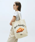 *1016👜👜MARITHE FRANCOIS GIRBAUD BREAD GRAPHIC ECO BAG