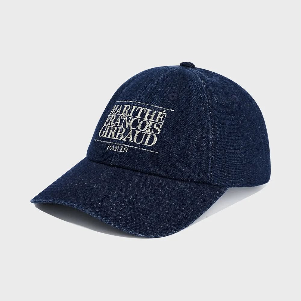 *1025🧢🧢牛仔色 CAP MARITHE FRANCOIS GIRBAUD🤣 SMALL CLASSIC LOGO WASHING CAP