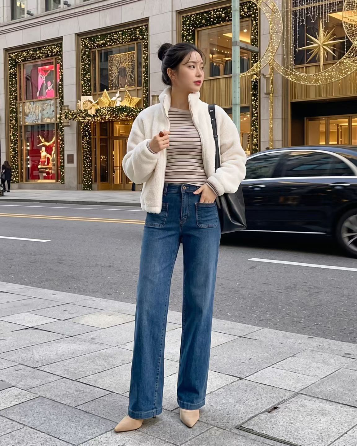 *1027👖👖韓國🇰🇷直送 Howluk☃️ No.3558&nbsp; 冬季加絨直筒褲