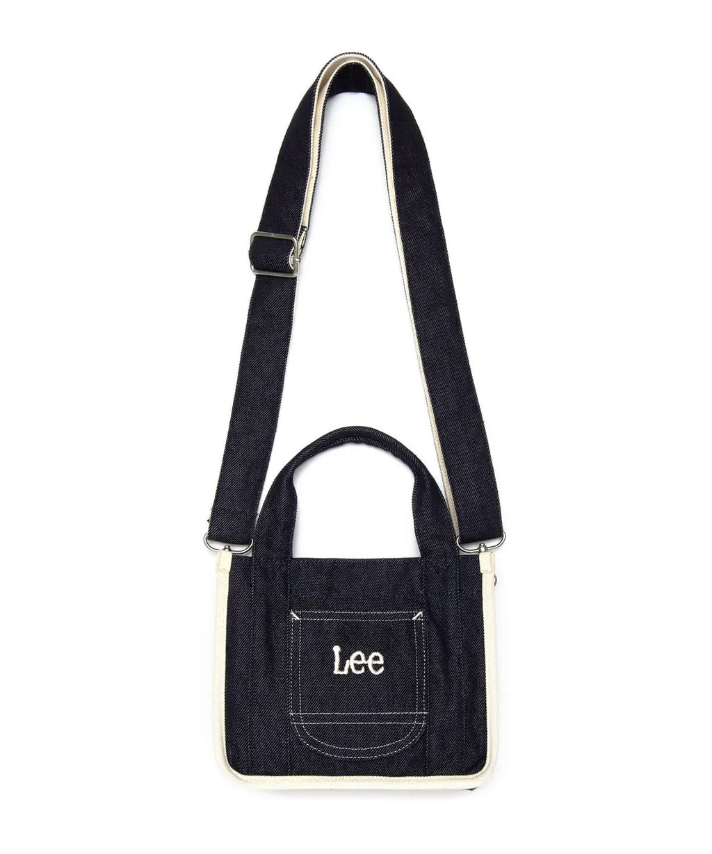 *1020‼️突發半價再折‼️ LEE 韓國專門店  LEE燈芯絨 / 牛仔布方形兩用手提袋