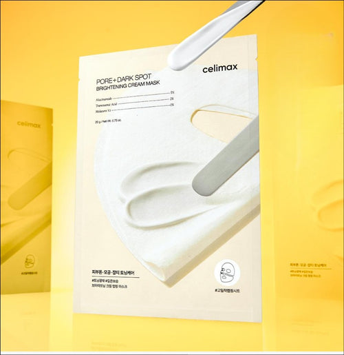 **1016😍😍Celimax 毛孔+暗沉亮白乳霜面膜 4片
