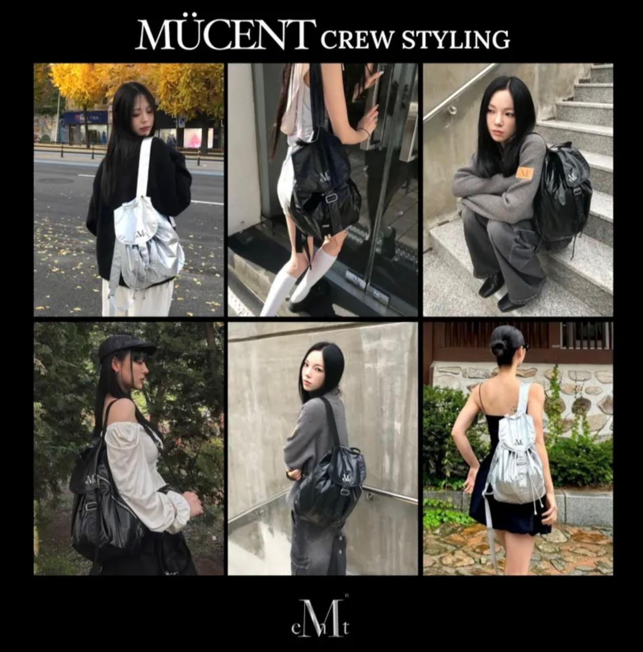 ***1125🎒🎒韓國🇰🇷代購 🈹Big Big Sale 熱爆品牌MUCENT GLOSSY MINI BACKPACK