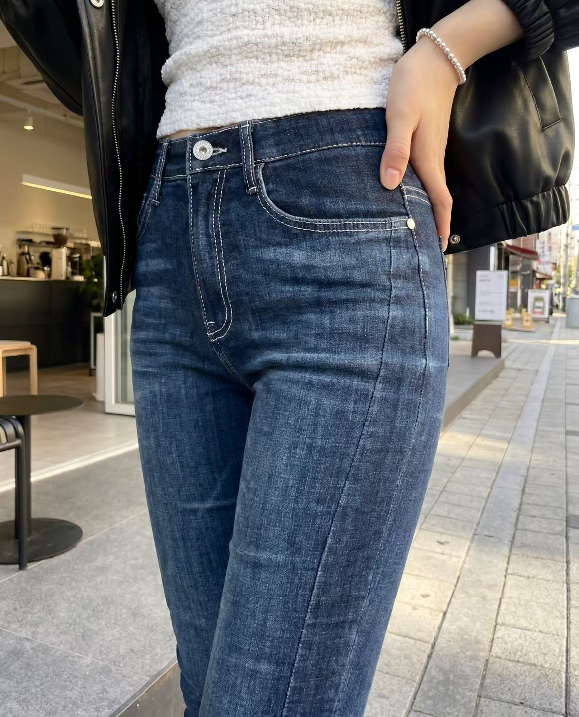 *0502👖👖韓國直送 🇰🇷 Howluk🌻 No.3094 - 夏季藍色小腳褲