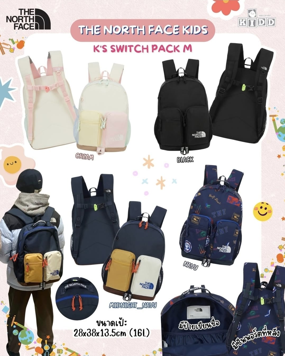 **0226🎒🎒The North Face 多色背囊