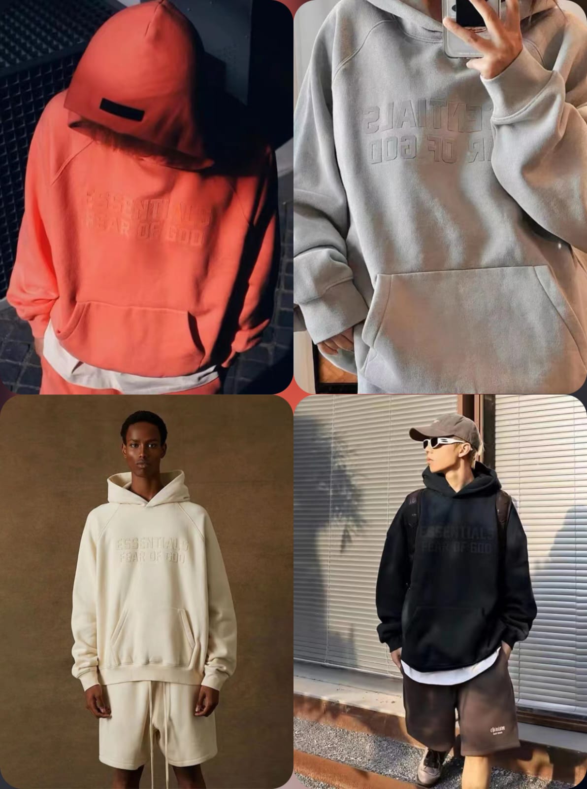 ***1130✨✨Essentials 連帽加絨衛衣