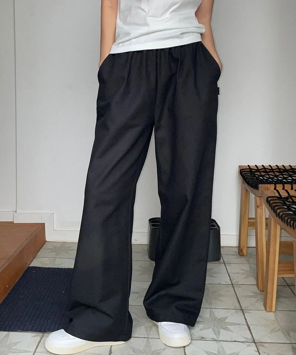 *0503👖韓國🇰🇷品牌💛MUAH MUAH韓國專門店  經典基本款寬鬆棉褲 MUAH013 限時特價