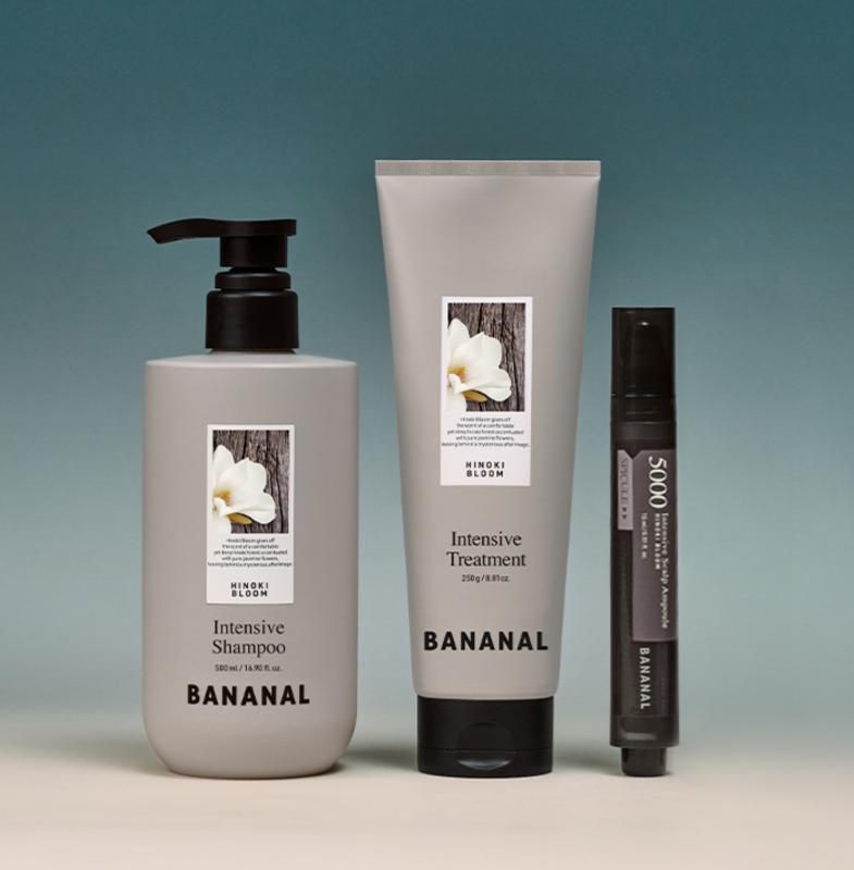 ***1100😍😍韓國大熱品牌 [BANANAL] 深層滋養套裝:洗髮露 + 護髮素 + 5000微針頭皮精華