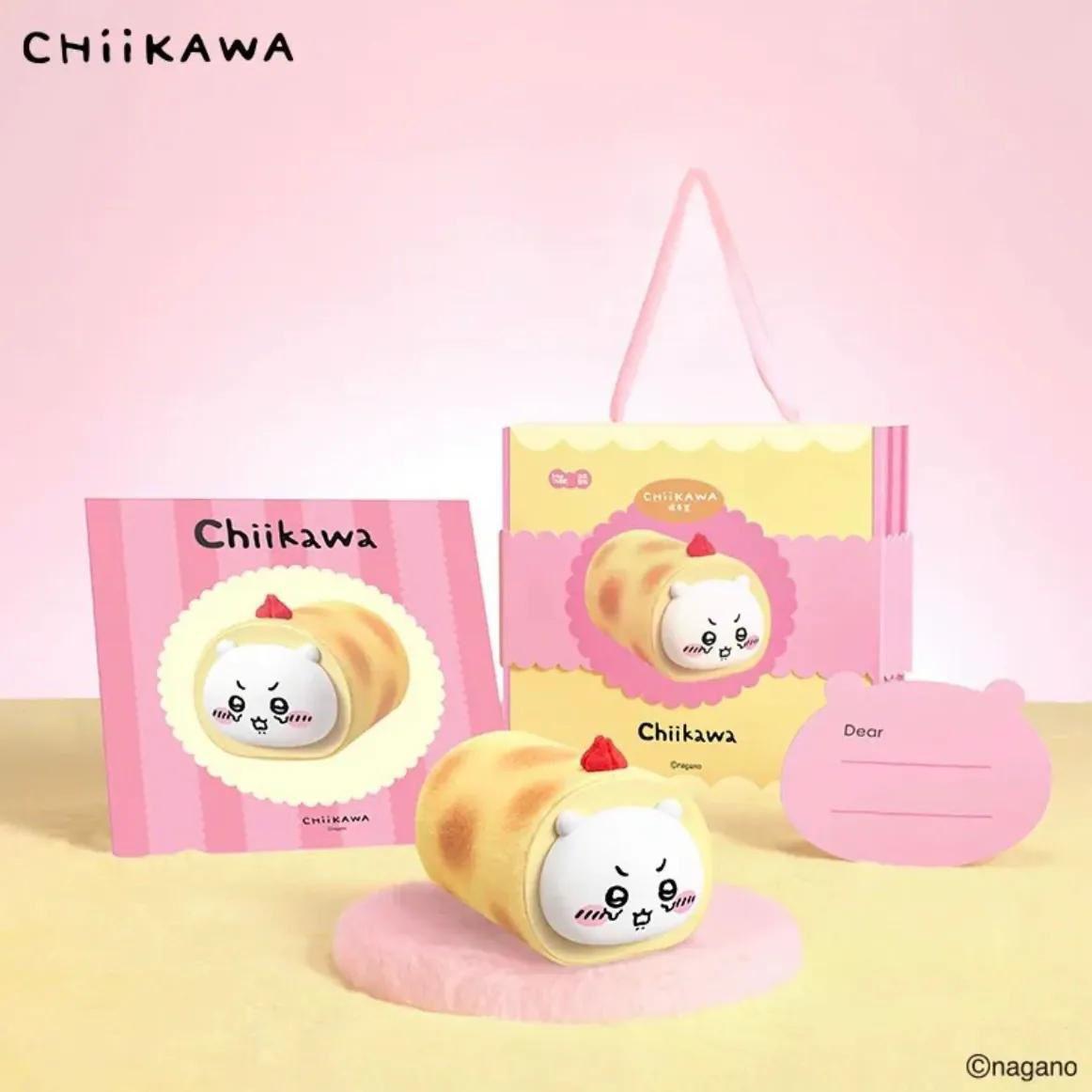 ***1125✨✨MarTUBE x Chiikawa 蛋糕卷造型暖手寶