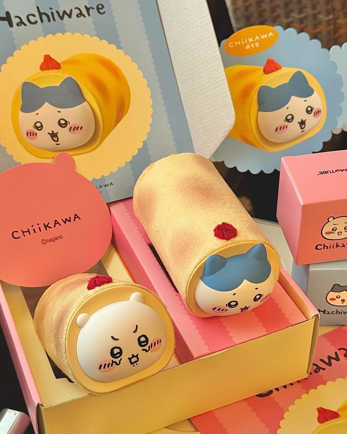 ***1125✨✨MarTUBE x Chiikawa 蛋糕卷造型暖手寶