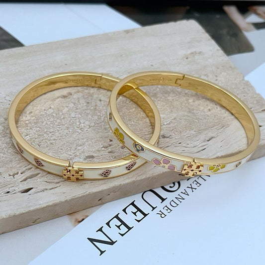 **0824📿📿Tory Burch 花朶圖案手鐲