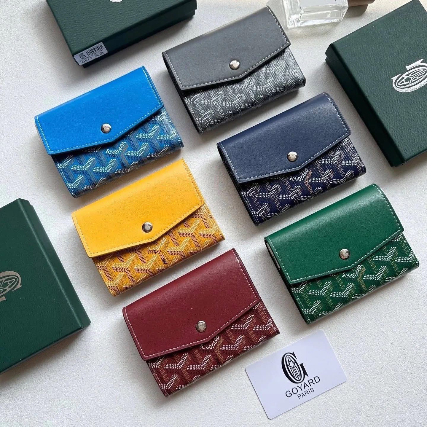 **0402👛👛Goyard Saint-Gabriel Wallet  多色可選+輕便小巧，可容納7張卡片、紙幣