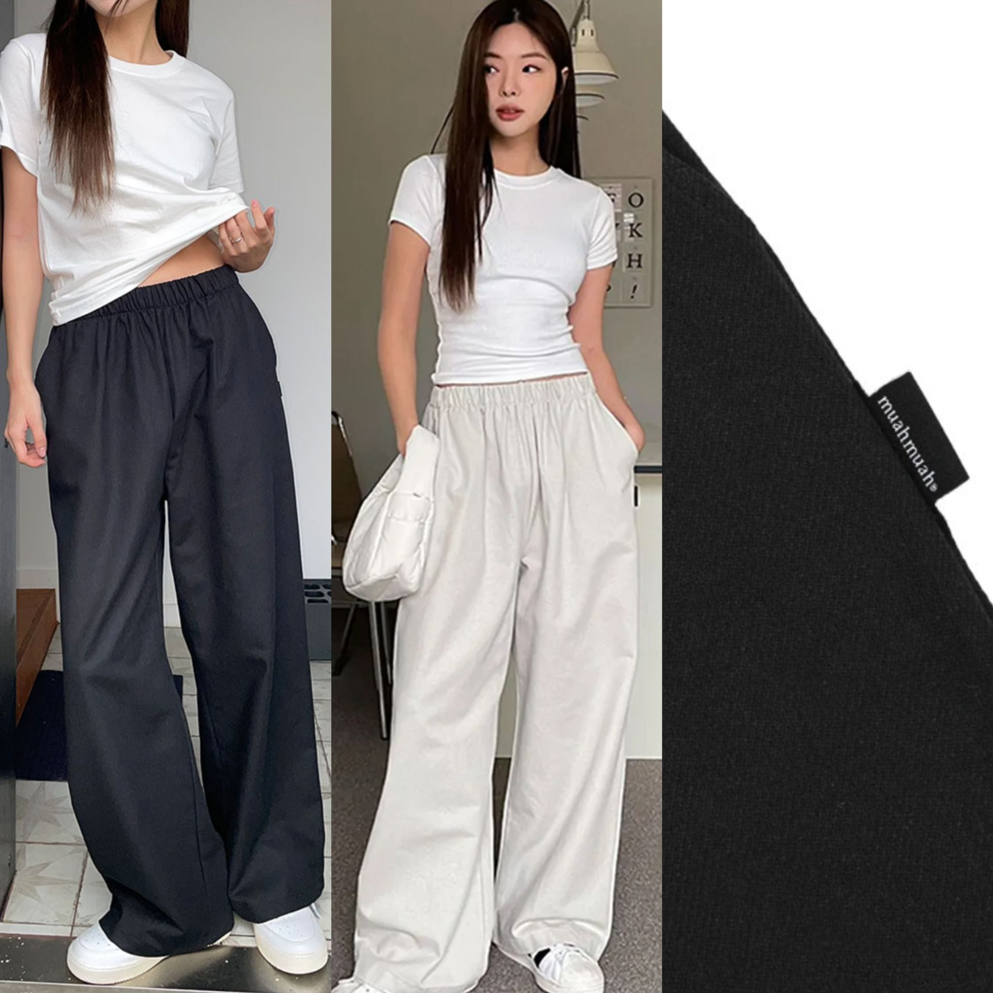 *0503👖韓國🇰🇷品牌💛MUAH MUAH韓國專門店  經典基本款寬鬆棉褲 MUAH013 限時特價