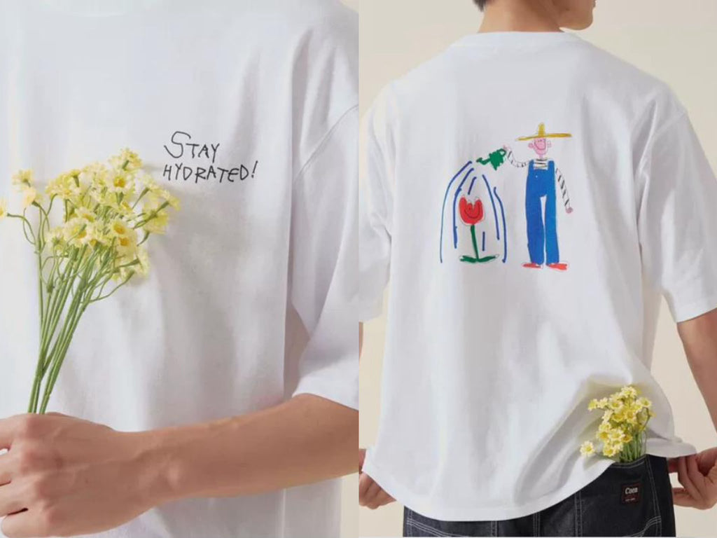 0813👕👕夏季新品✨ agnes b 印花短袖恤
