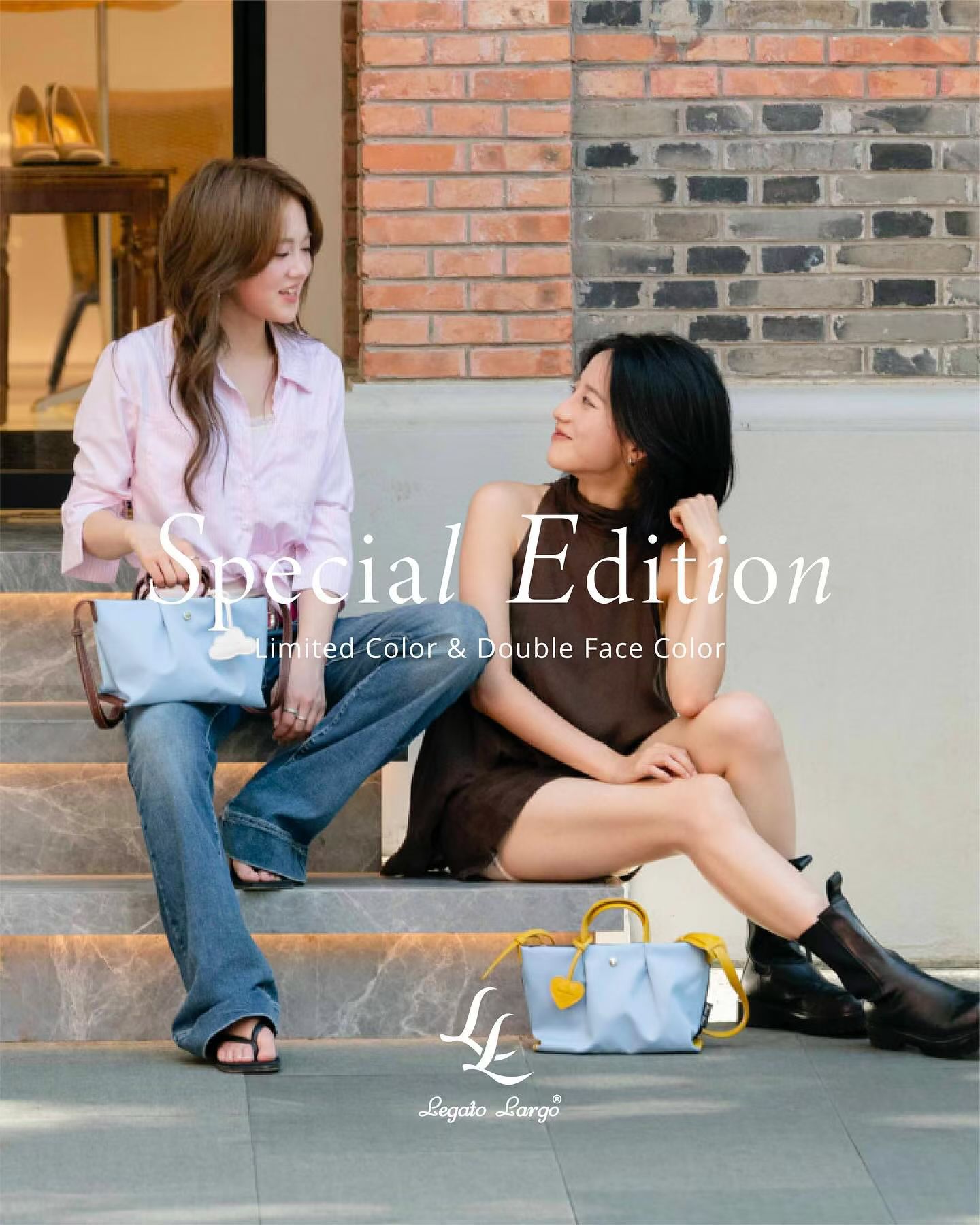 #1212👜👜🇯🇵日本人氣品牌 Legato Largo 防水尼龍斜孭袋